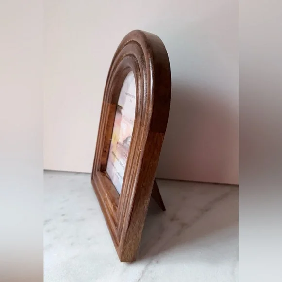 Handcrafted Wooden Picture Frame for 5”x7” photo - Picture 7 of 13